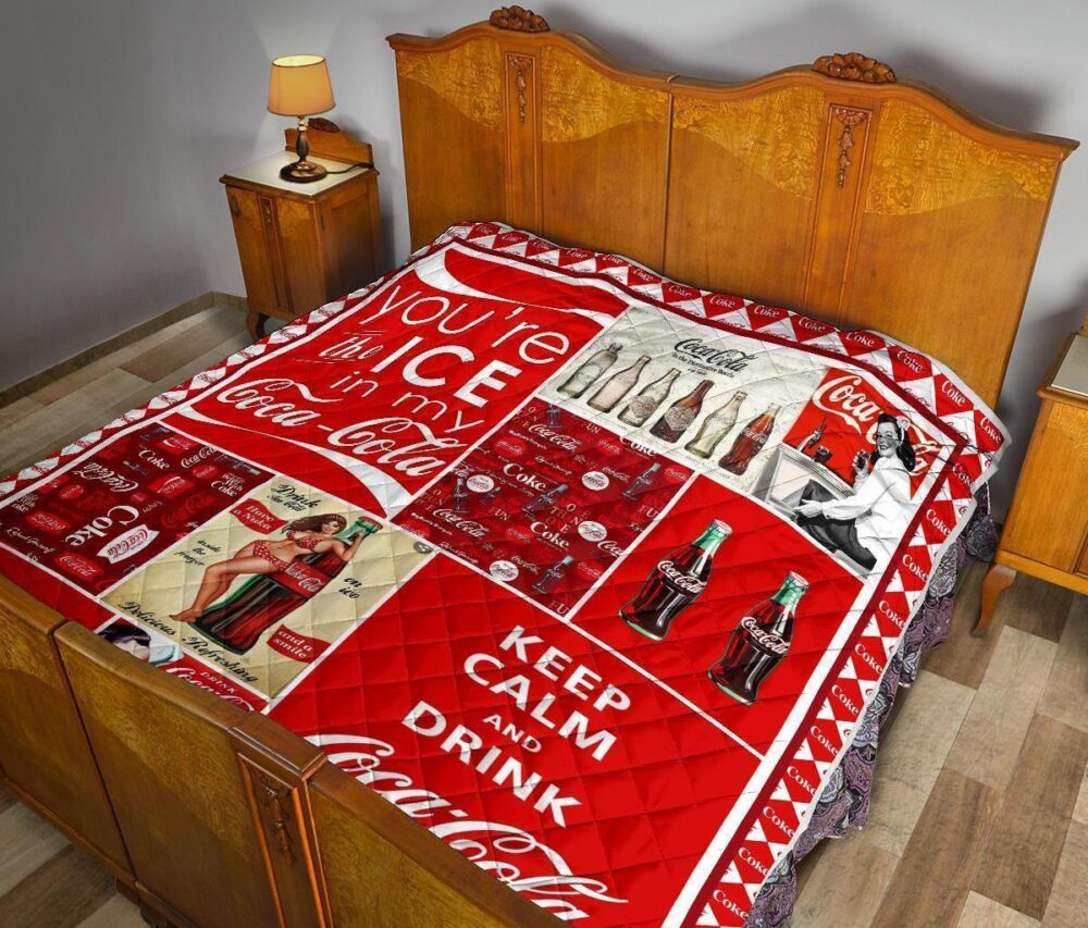 Funny Coca-cola Quilt Blanket Soft Drink Lover