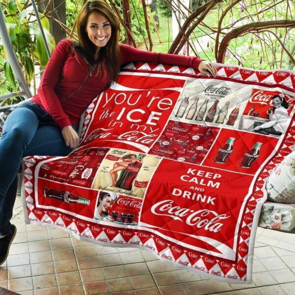 funny coca cola quilt blanket soft drink lover xynjf