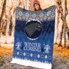 game of thrones winter is coming ugly christmas custom blanket home decor jjx5d