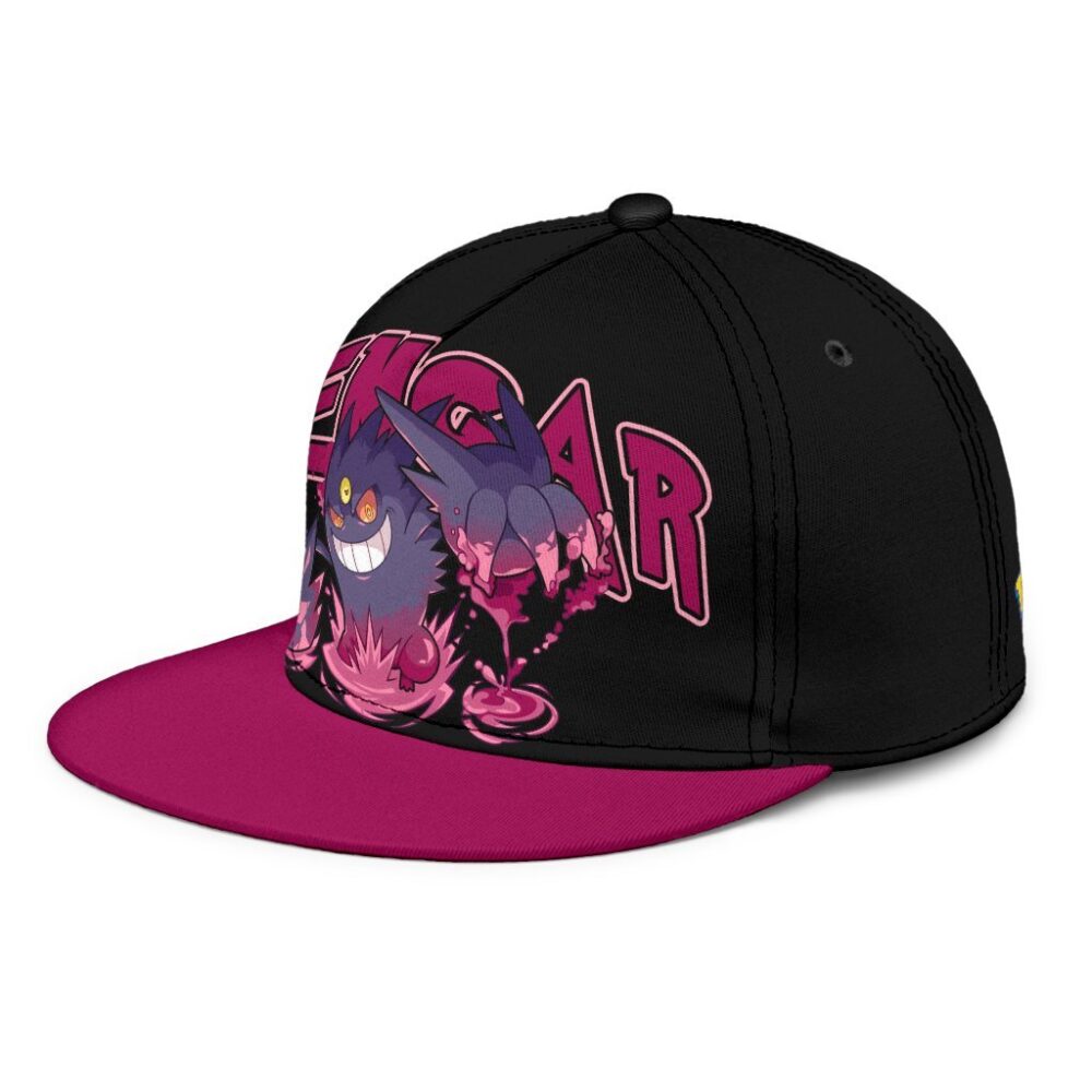 Gengar Snapback Hat Anime Fan Gift Idea