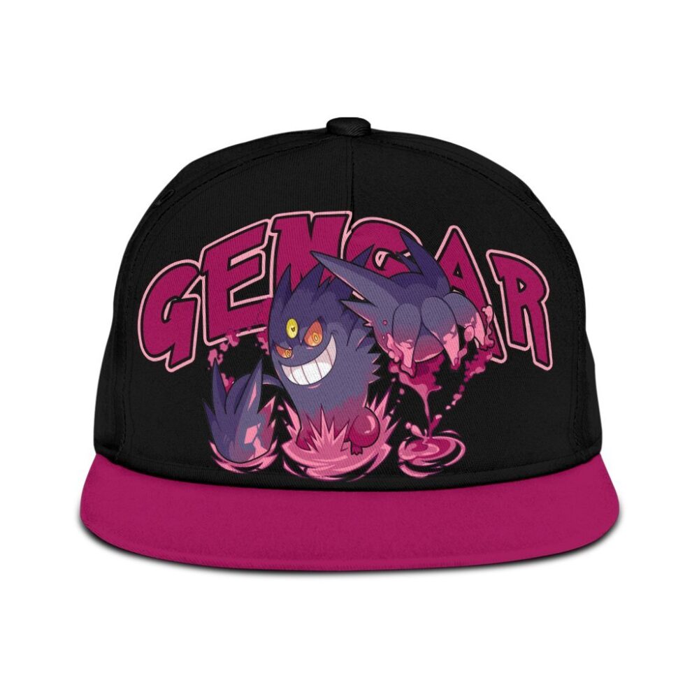 Gengar Snapback Hat Anime Fan Gift Idea