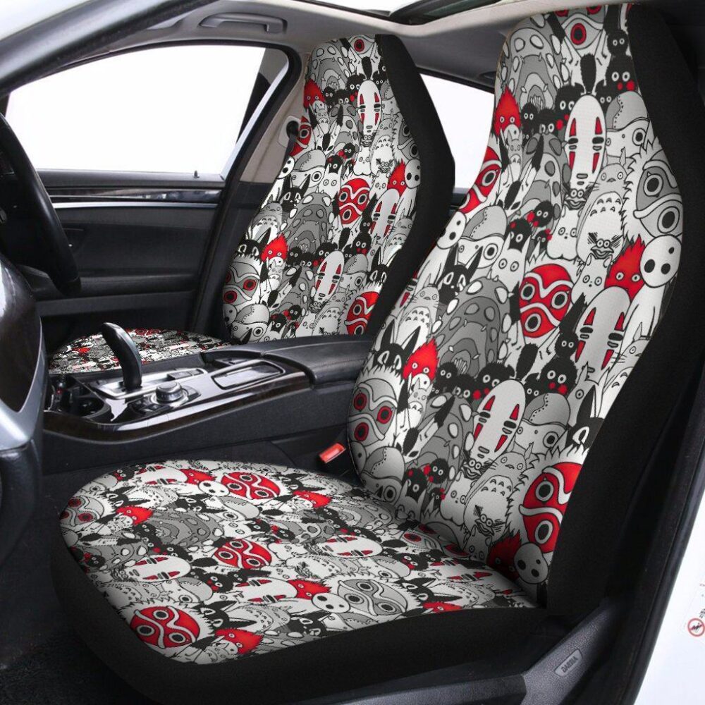 Ghibli Characters Anime Car Seat Covers