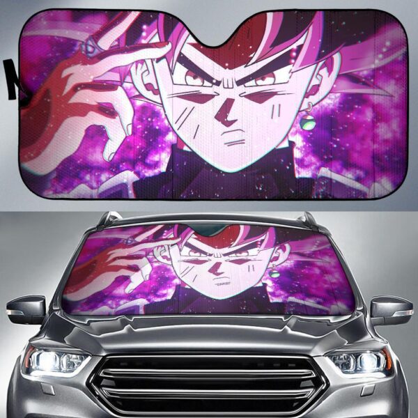 Goku Black Super Saiyan Rose Car Sun Shade Anime Fan Gift