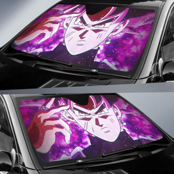 goku black super saiyan rose car sun shade anime fan gift qwbuc