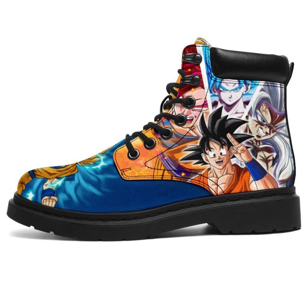 Goku Dragon Ball All Season Boots | Casual Shoes | Vegan Leather Anime Custom Boot Shoes TB147