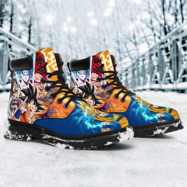 goku dragon ball all season boots casual shoes vegan leather anime custom boot shoes tb147 xeep7