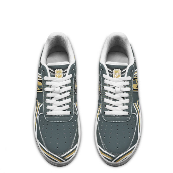 golden knights sneakers custom for fans xoits