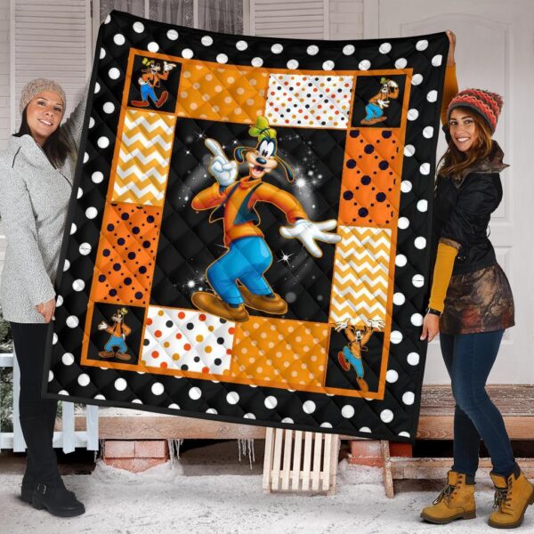 goofy quilt blanket cute cartoon fan gift idea 9rkyn