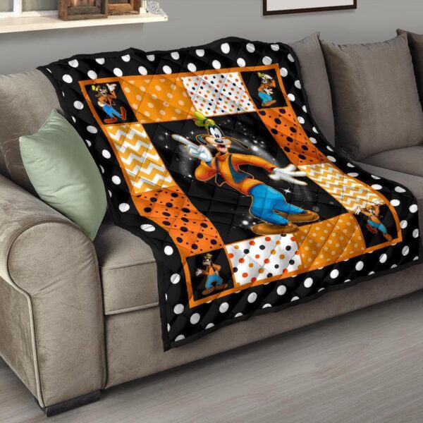 goofy quilt blanket cute cartoon fan gift idea dowkm