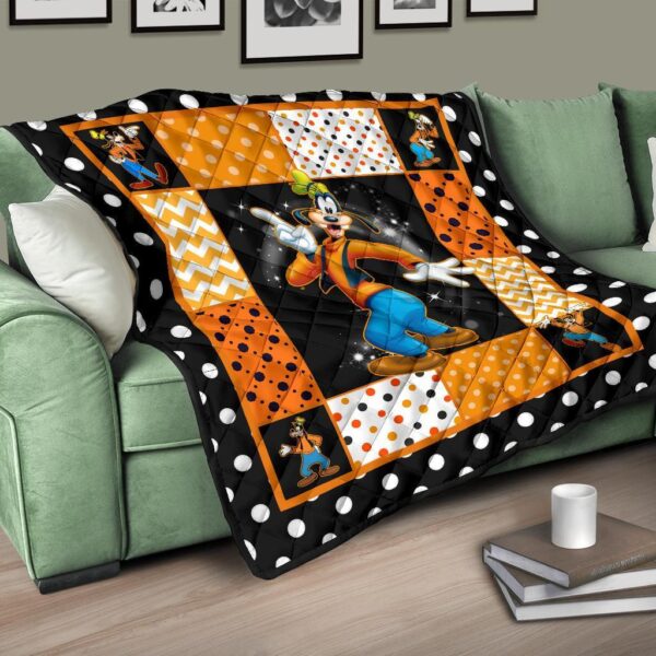 goofy quilt blanket cute cartoon fan gift idea g7aoh