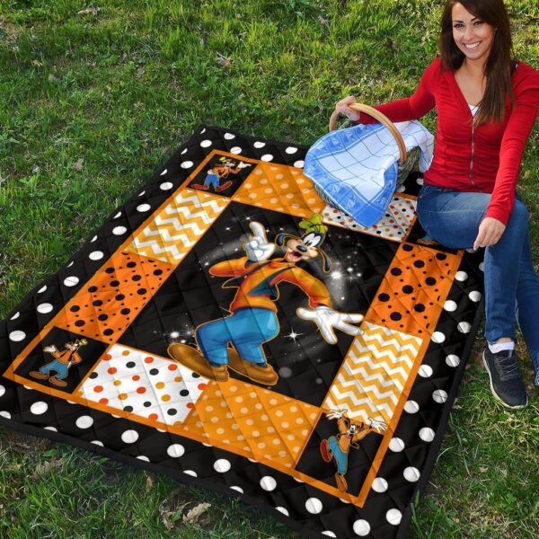 goofy quilt blanket cute cartoon fan gift idea lxrio