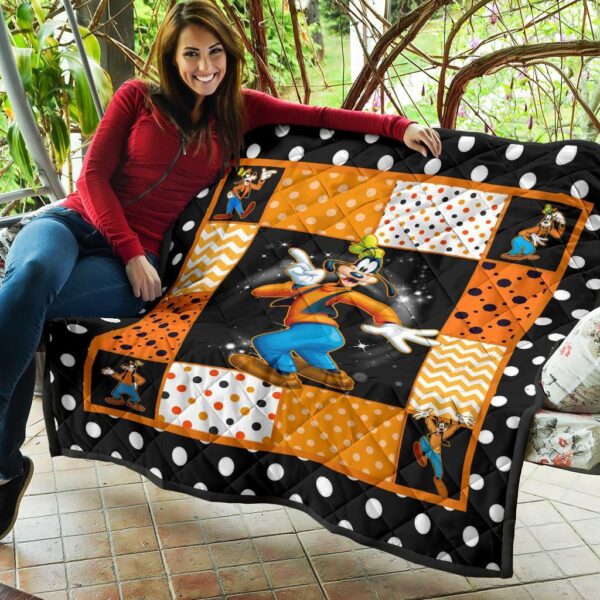 goofy quilt blanket cute cartoon fan gift idea pcjsh