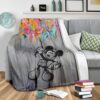 graphic mickey fleece blanket for dn fan erjhv