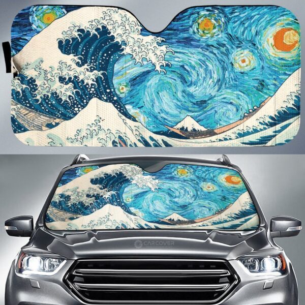 Great Wave Car Sunshade Custom Car Windshield Accessories