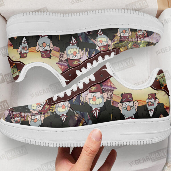 grunkle stan gravity falls sneakers custom cartoon shoes 88w0i