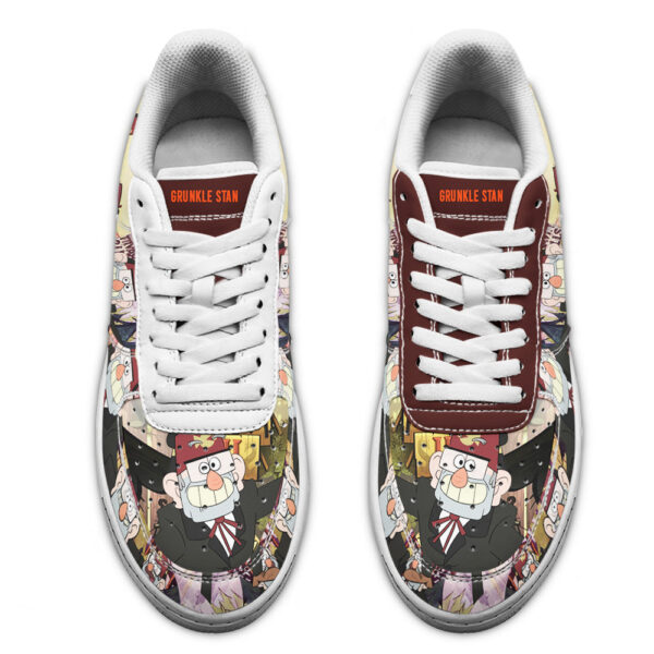 grunkle stan gravity falls sneakers custom cartoon shoes mgomt