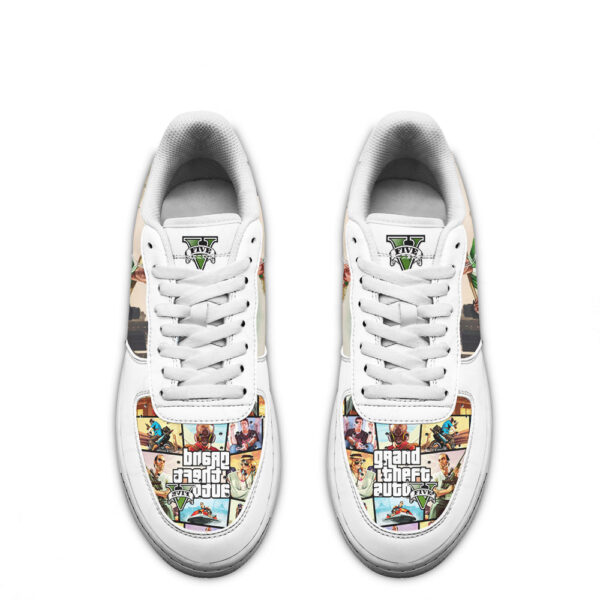 gta franklin clinton sneakers custom video game shoes c64yo