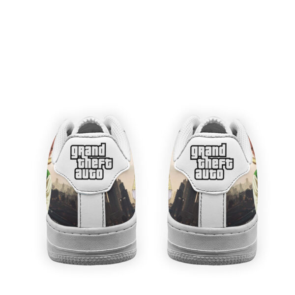 gta franklin clinton sneakers custom video game shoes mjkxh