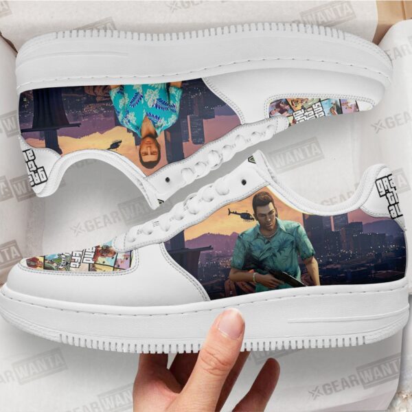 gta tommy vercetti sneakers custom video game shoes h4nw7