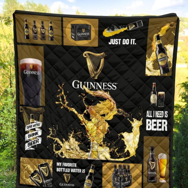 guinness quilt blanket all i need is beer gift idea earmj