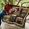 guinness quilt blanket funny gift for beer lover nl1s6