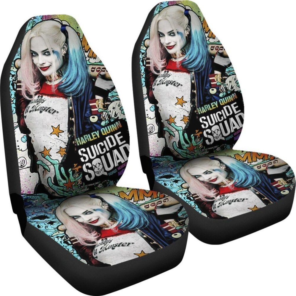 Harley Quinn Car Seat Covers Suicide Squad Movie