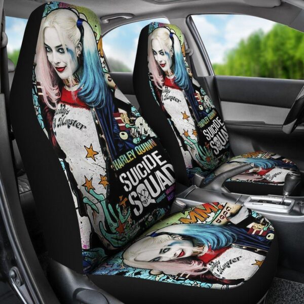 harley quinn car seat covers suicide squad movie mz9ln