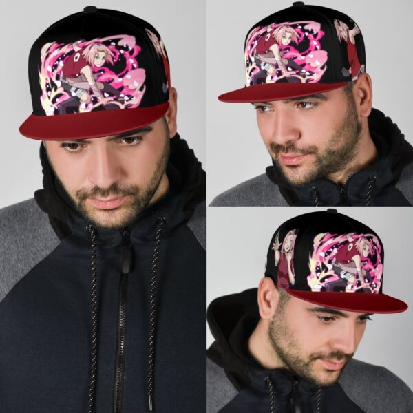 haruno sakura snapback hat naruto custom anime hat mwoeo