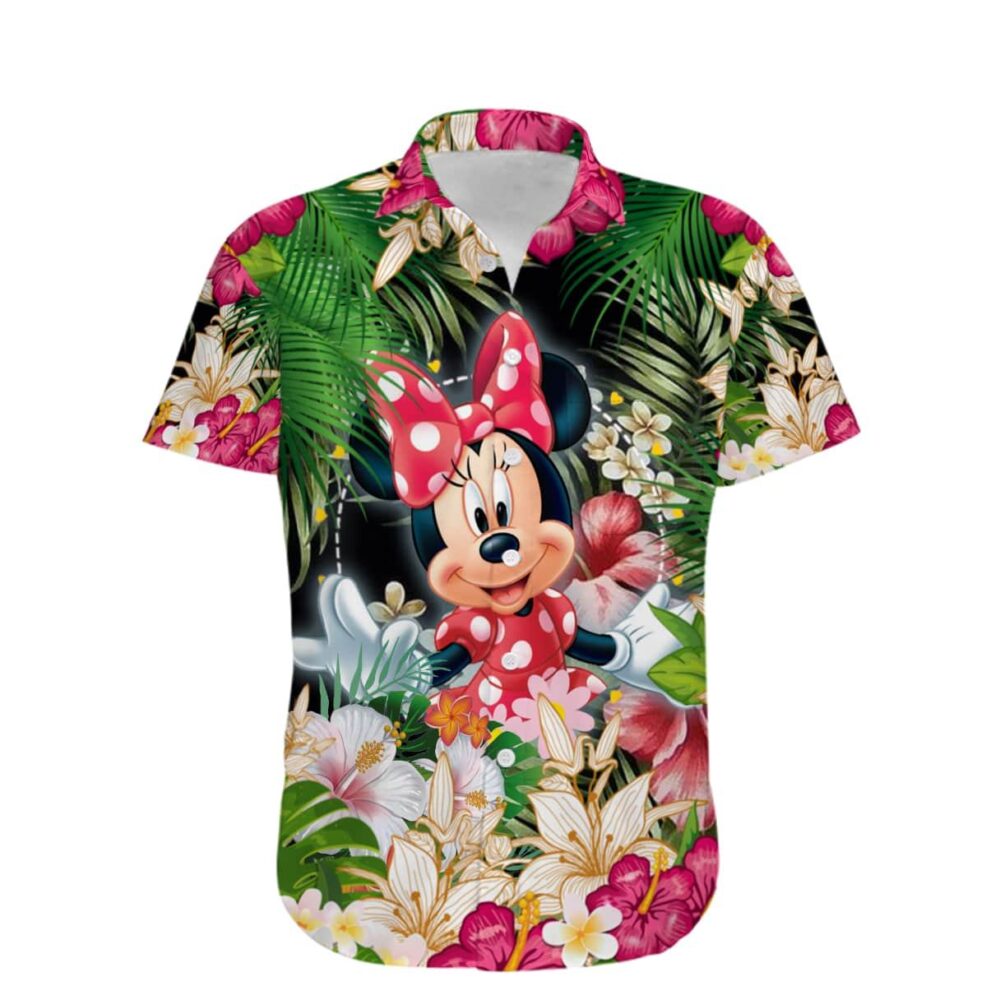 Hawaiian Shirt Women | Mickey Tropical DN Hawaiian Shirt | Hawaiian Shirt Girls | Hawaiian Shirt Custom | Hawaiian Shirt Long Sleeve