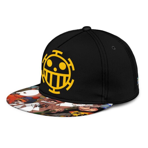 heart pirates snapback hat one piece anime fan gift krgkt