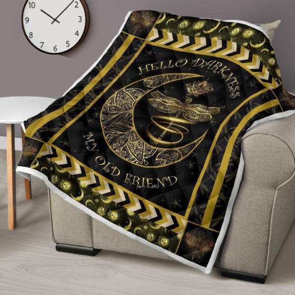 hello darkness my old friend dragonfly quilt blanket bedding decor yqcdj