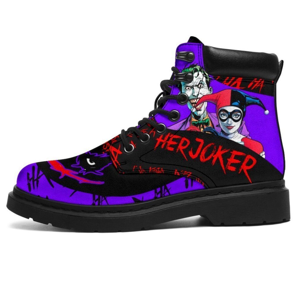 Her Joker All Season Boots | Casual Shoes | Vegan Leather Custom Boot Shoes TB127
