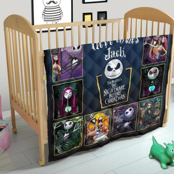 here comes jack quilt blanket the nightmare before christmas 0d6c5