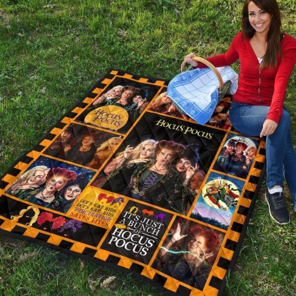 hocus pocus quilt blanket halloween bedding decor idea qb009 0hjio