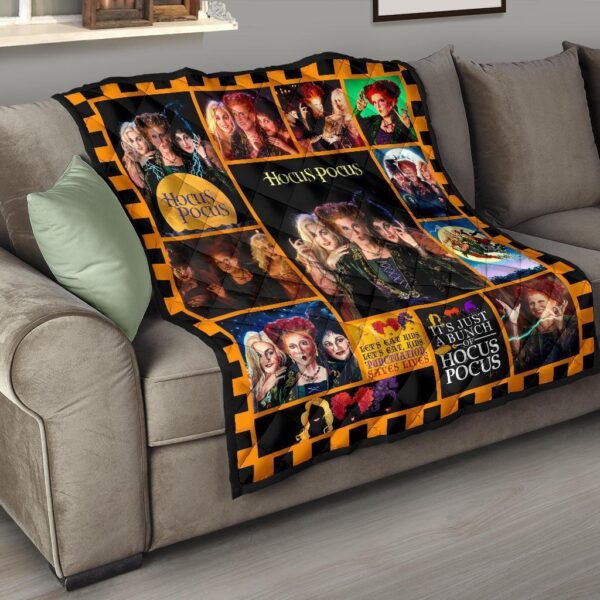 hocus pocus quilt blanket halloween bedding decor idea qb009 b3y5k