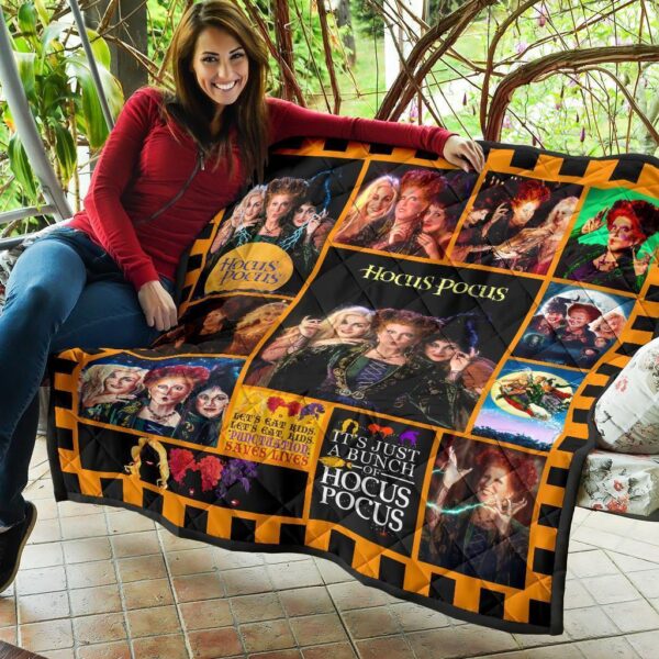 hocus pocus quilt blanket halloween bedding decor idea qb009 eoxrp