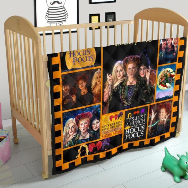 hocus pocus quilt blanket halloween bedding decor idea qb009 js0kr