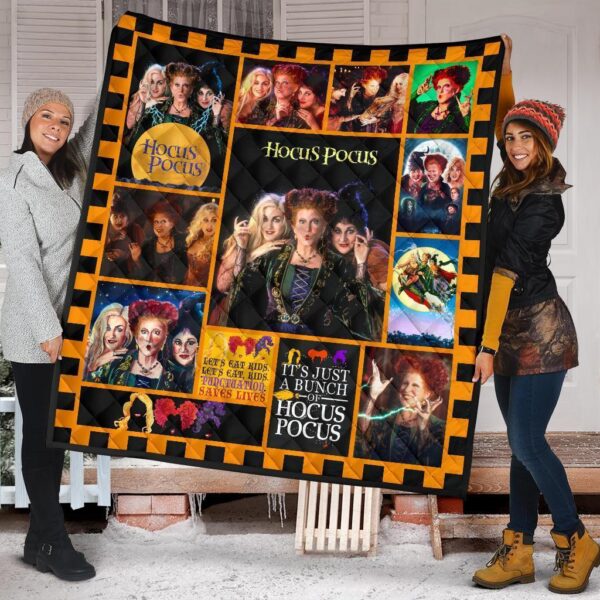 hocus pocus quilt blanket halloween bedding decor idea qb009 vvcj6