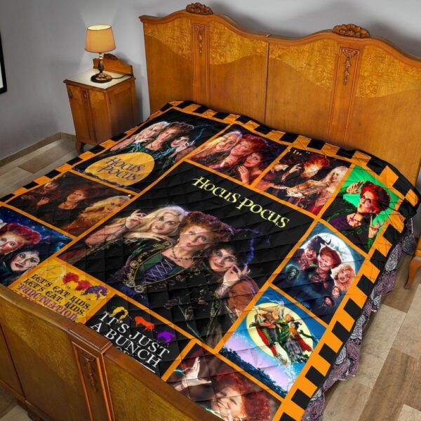 hocus pocus quilt blanket halloween bedding decor idea qb009 xhisp