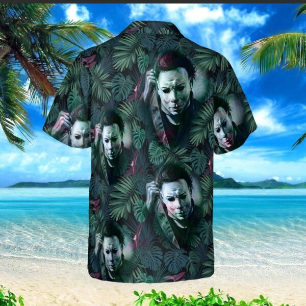 horror custom hawaii shirt horror halloween hawaiian shirt for women men horror movie characters button up shirts j5lzw