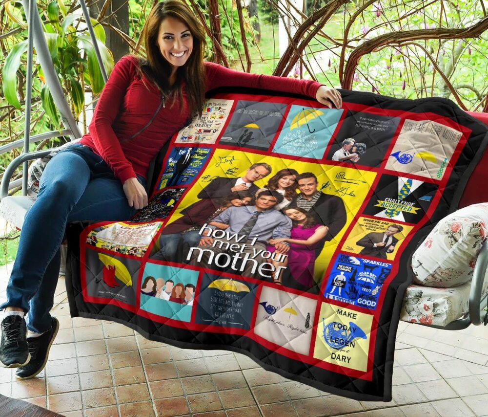 How I Met Your Mother Quilt Blanket TV Show Fan Gift