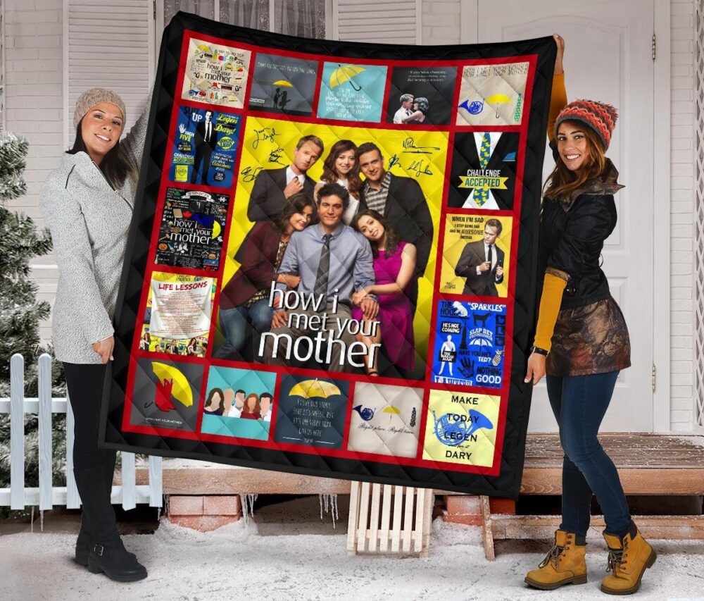 How I Met Your Mother Quilt Blanket TV Show Fan Gift