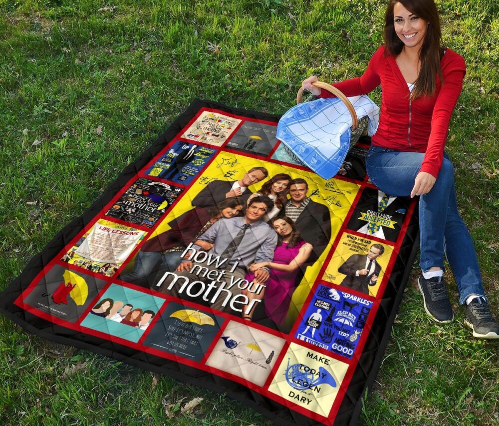 How I Met Your Mother Quilt Blanket TV Show Fan Gift