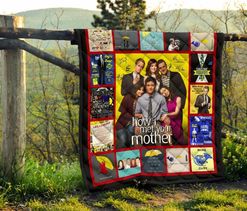 How I Met Your Mother Quilt Blanket TV Show Fan Gift