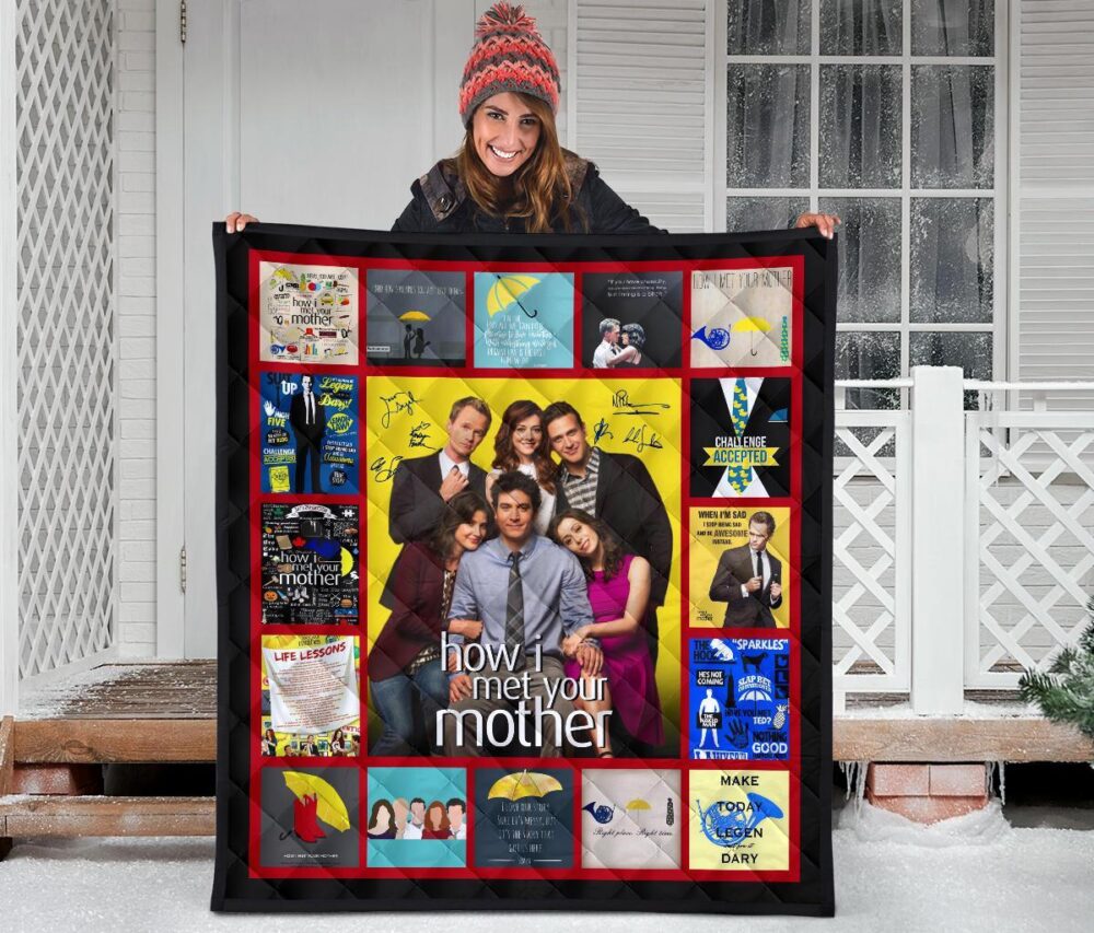 How I Met Your Mother Quilt Blanket TV Show Fan Gift