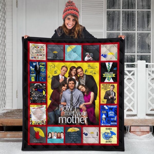 how i met your mother quilt blanket tv show fan gift lsq03