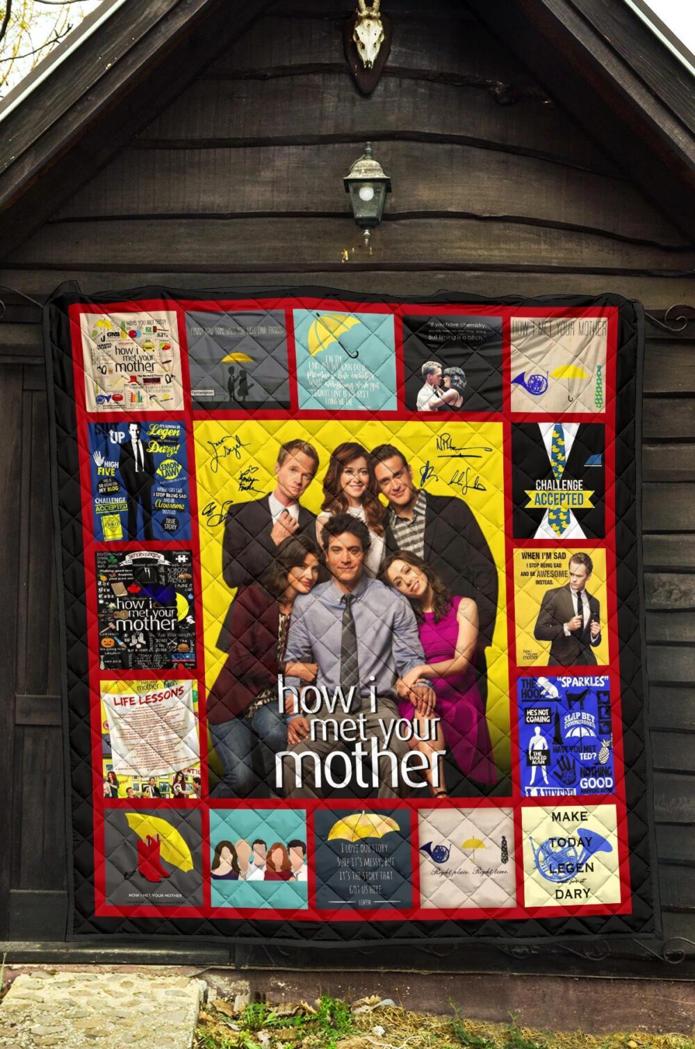 How I Met Your Mother Quilt Blanket TV Show Fan Gift