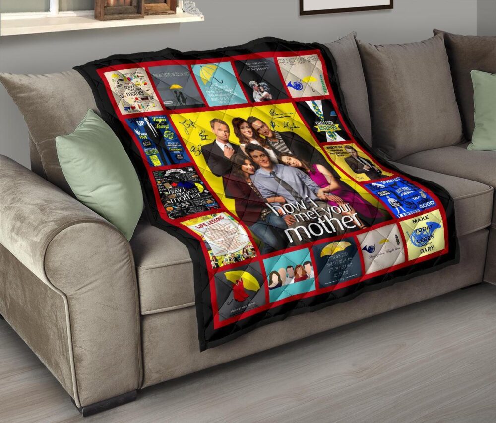 How I Met Your Mother Quilt Blanket TV Show Fan Gift