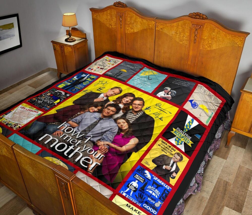 How I Met Your Mother Quilt Blanket TV Show Fan Gift