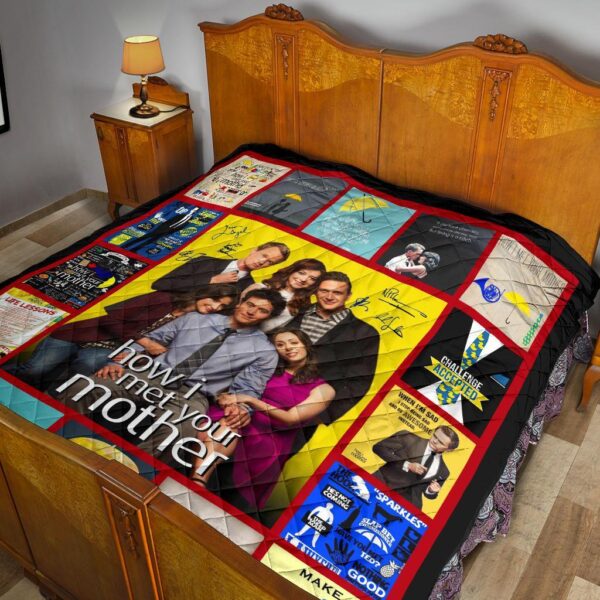 how i met your mother quilt blanket tv show fan gift u6r4c